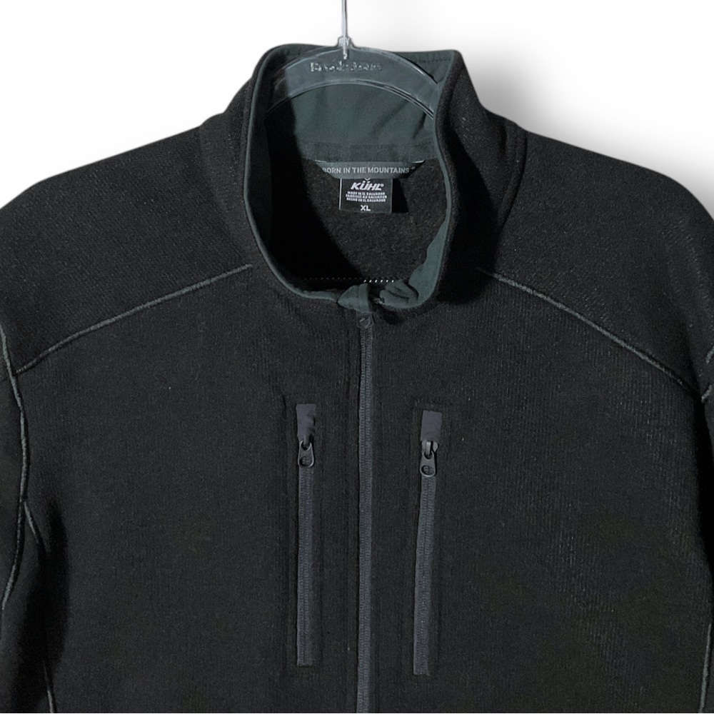 KUHL Interceptr Full Zip Fleece Jacket XL Black Outdoor Performance - Picture 4 of 13